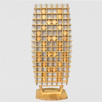 hybrid acoustic floor screen panel