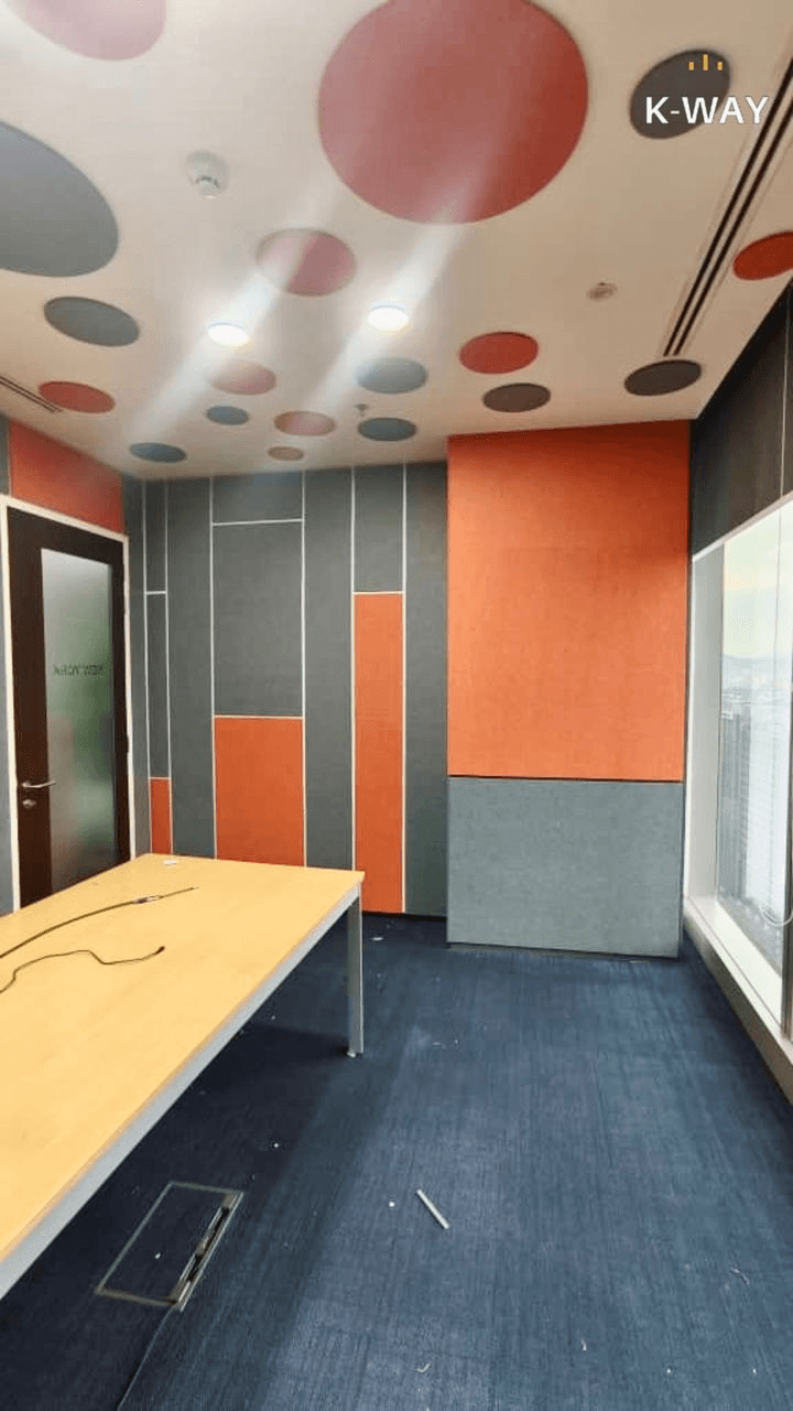 Soundproofing and Acoustic Treatment For KL Town Office Block 500sqft