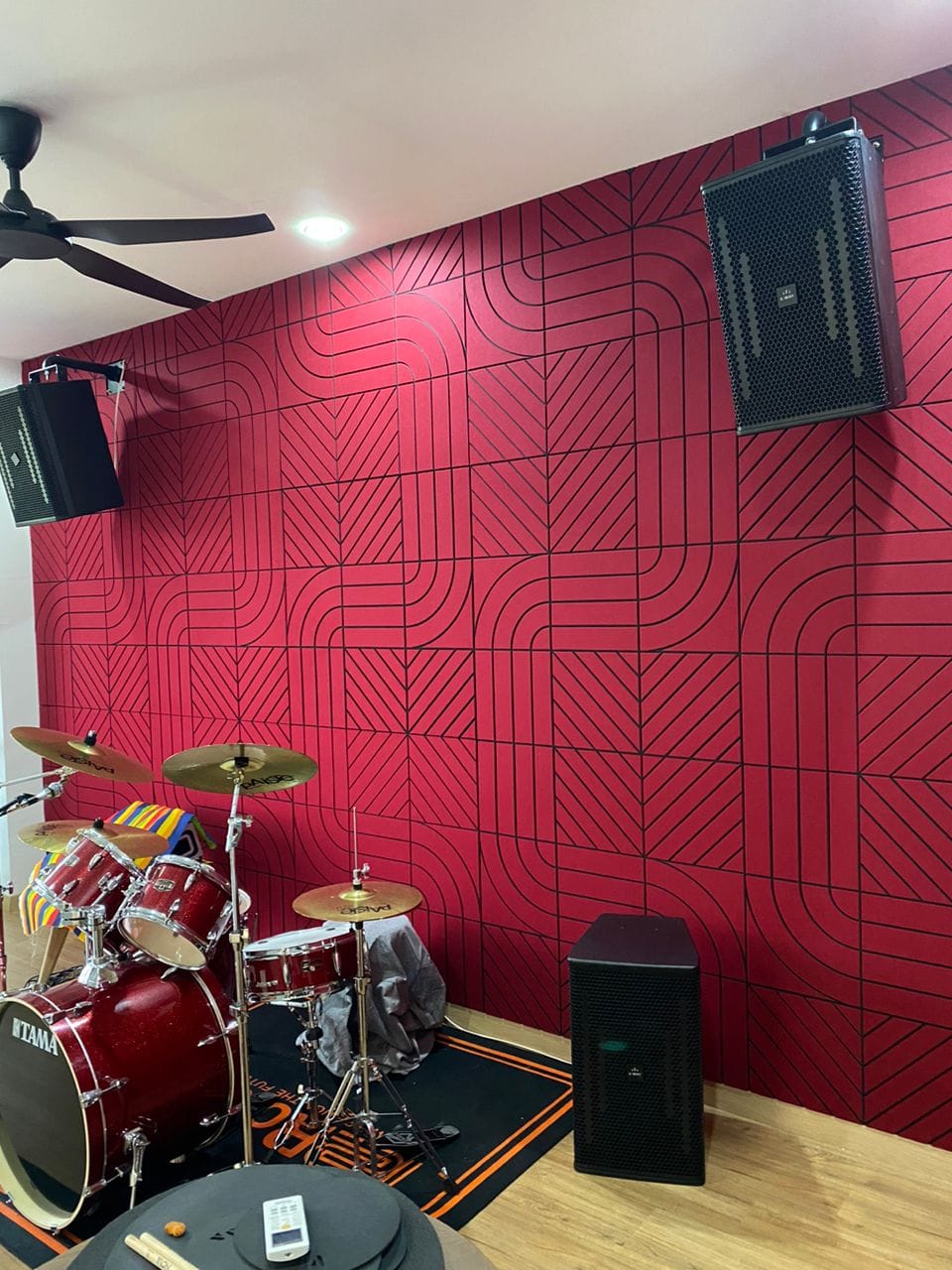 Soundproofing and Acoustic Treatment For Kedah Garden Rental House Music Room
