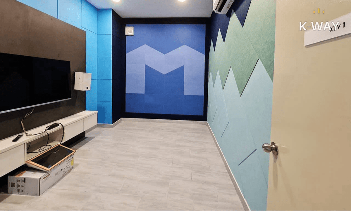 Soundproofing and Acoustic Treatment for Commercial Office Meeting Room 1200 sqft