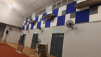 soundproofing and acoustic treatment for multipurpose hall, event space, community hall, auditorium, multi-purpose venue, school hall or majlis hall.