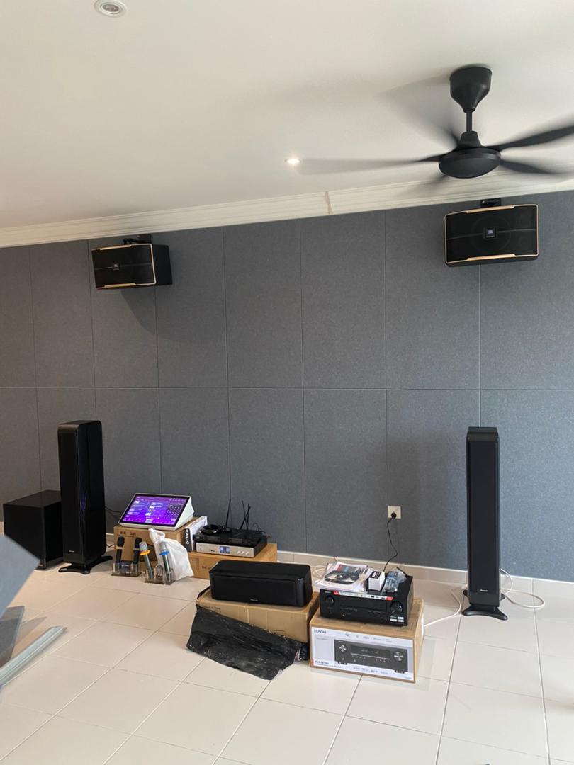 Soundproofing and Acoustic Treatment For Taman Maluri Rental House Home Theater