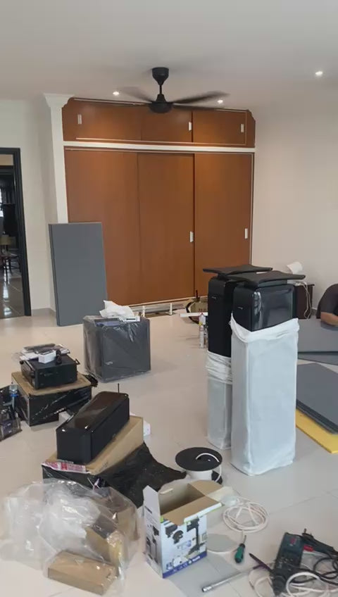 Soundproofing and Acoustic Treatment For Taman Maluri Rental House Home Theater